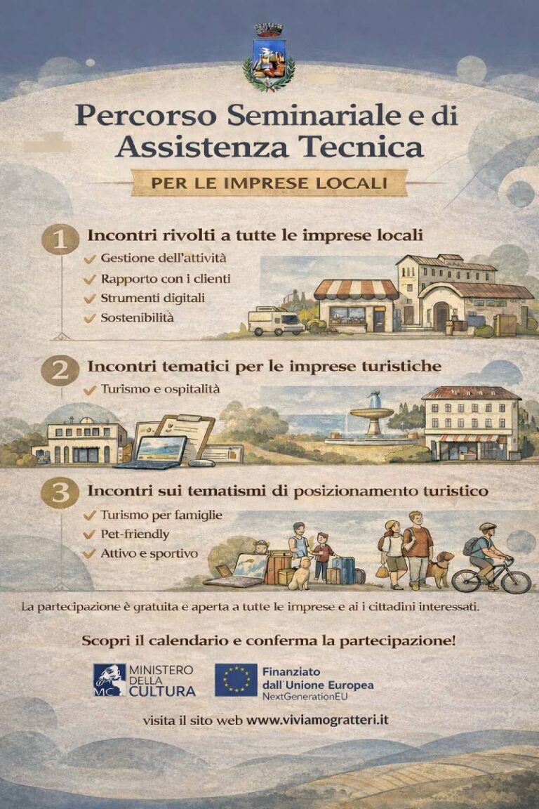Percorso seminariale e di assistenza tecnica per le imprese locali